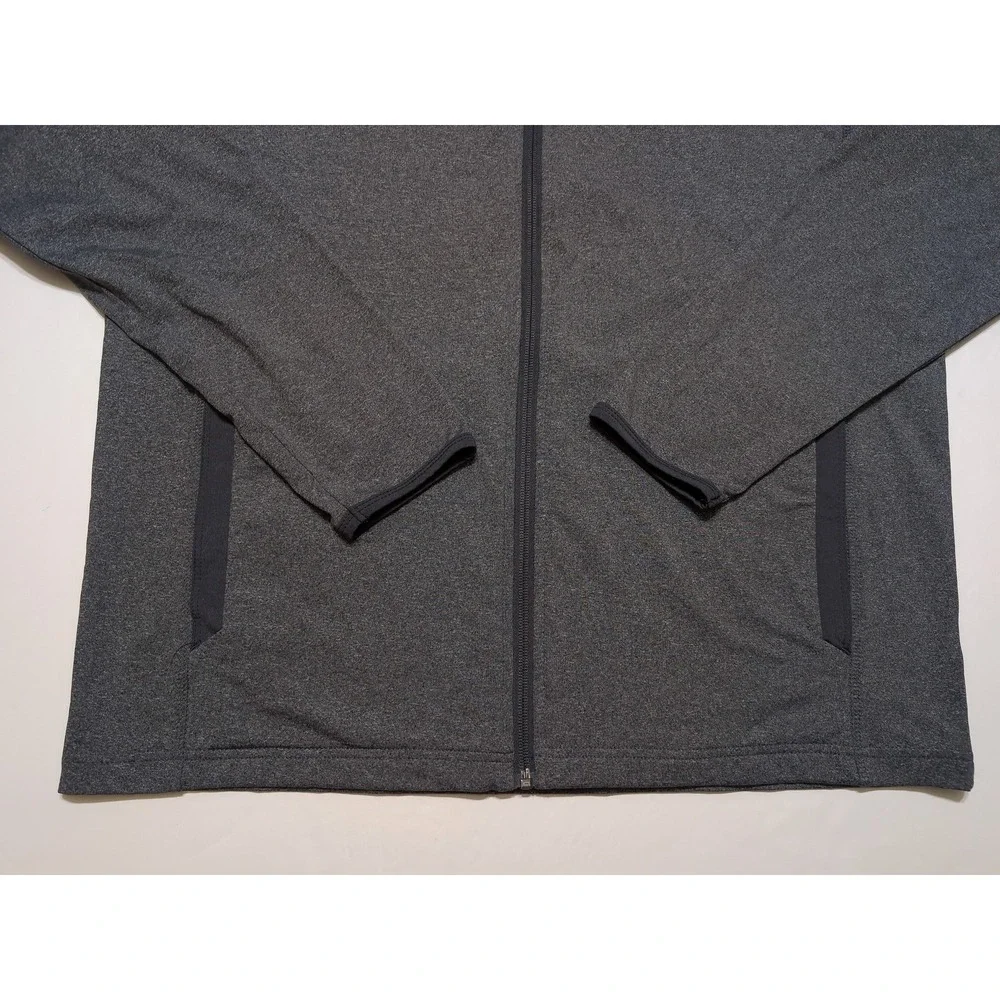 SPORT-TEK AdventHealth Full Zip Performance Jacket Stretch Gray Men's Large L
